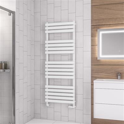 Tunstall Matt White Towel Rail 1600 x 500mm
