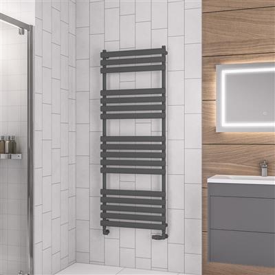 Tunstall Matt Anthracite Towel Rail 1600 x 600mm