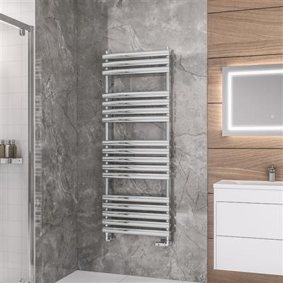Tunstall Chrome Towel Rail 1600 x 600mm