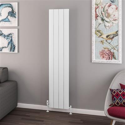 Withington Matt White Aluminium Radiator 1800 x 280mm