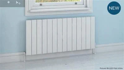 Fairford Matt Anthracite Horizontal Aluminium Radiator 600 x 375mm
