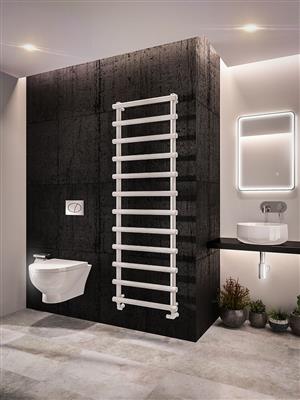Marlow Matt White Towel Radiator 1750 x 500mm