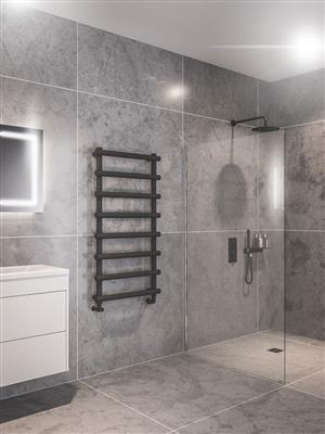 Marlow Matt Anthracite Towel Radiator 1150 x 600mm