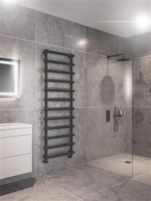Marlow Matt Anthracite Towel Radiator 1750 x 500mm