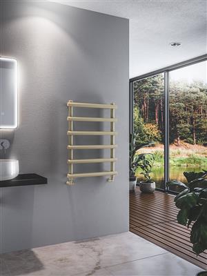 Marlow Matt Cappuccino Towel Radiator 850 x 600mm