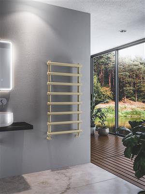 Marlow Matt Cappuccino Towel Radiator 1150 x 500mm