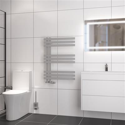 Hurley Matt Grey Towel Radiator 800 x 600mm