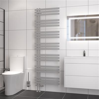 Hurley Matt Grey Towel Radiator 1800 x 500mm