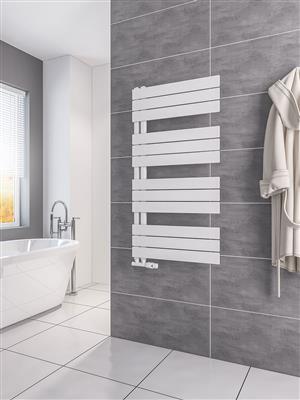 Helmsley Matt White Towel Radiator 1150 x 500mm