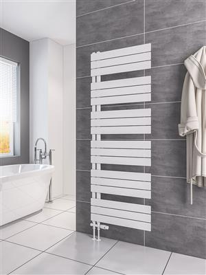 Helmsley Matt White Towel Radiator 1640 x 500mm