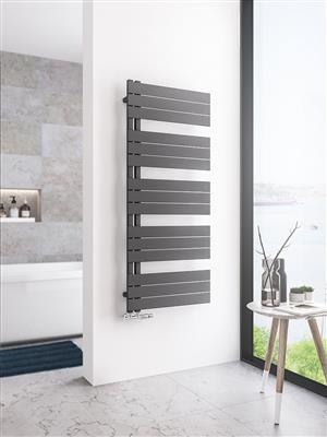 Helmsley Matt Anthracite Towel Radiator 1400 x 500mm