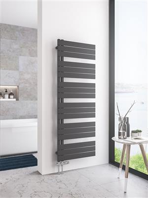 Helmsley Matt Anthracite Towel Radiator 1640 x 600mm