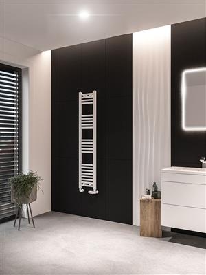 Wingrave Matt White Straight Towel Radiator 1400 x 300mm