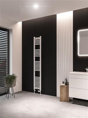 Wingrave Matt White Straight Towel Radiator 1800 x 400mm