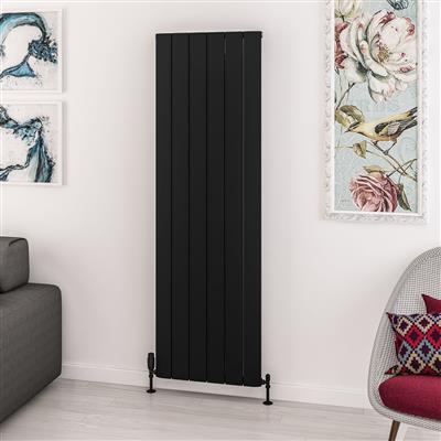 Withington Matt Black Aluminium Radiator 1800 x 565mm