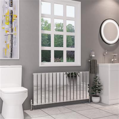 Deddington Chrome Horizontal Radiator 600 x 550mm