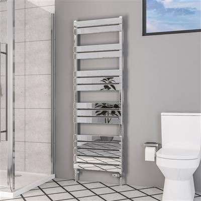 Deddington Chrome Towel Rail 1800 x 500mm