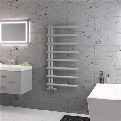 Marlow E-Style Matt Grey Towel Radiator 1150 x 600mm