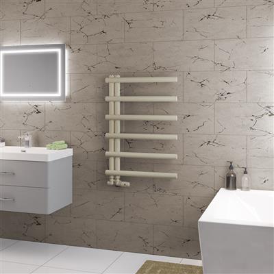 Marlow E-Style Matt Cappuccino Towel Radiator 850 x 500mm