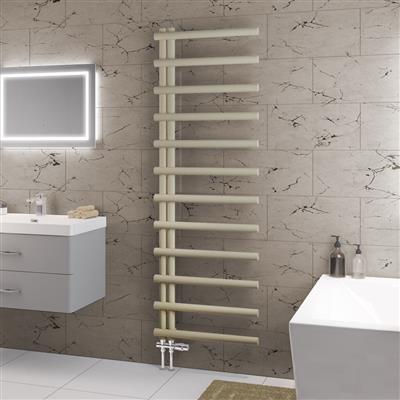 Marlow E-Style Matt Cappuccino Towel Radiator 1750 x 500mm