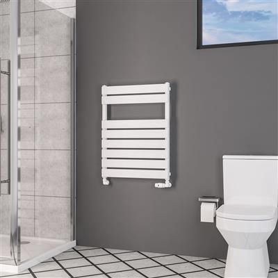 Deddington Gloss White Towel Rail 800 x 600mm