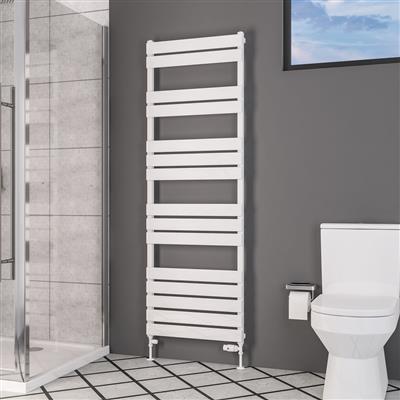 Deddington Gloss White Towel Rail 1800 x 600mm