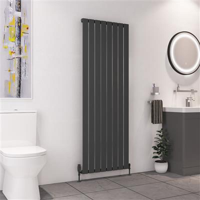Deddington Matt Anthracite Vertical Radiator 1800 x 550mm