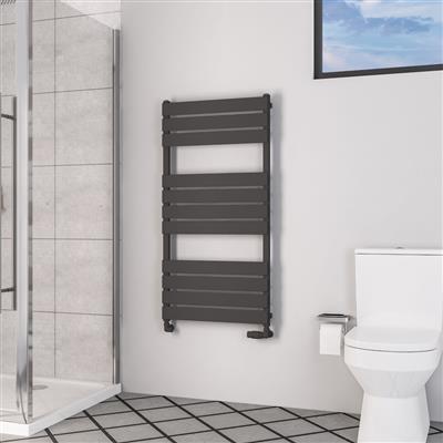 Deddington Matt Anthracite Towel Rail 1200 x 600mm