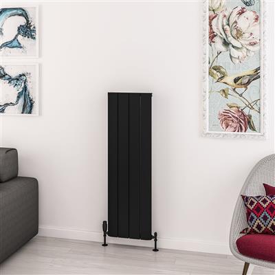 Withington Matt Black Aluminium Radiator 1200 x 375mm