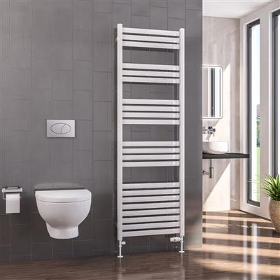 Defford Gloss White Towel Radiator 1800 x 600mm