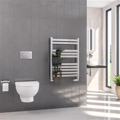 Defford Chrome Towel Radiator 800 x 500mm