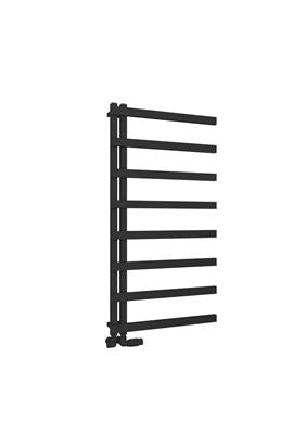 Platani Matt Black Towel Radiator 1150 x 500mm