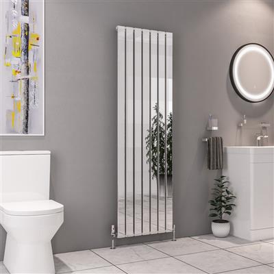 Deddington Chrome Vertical Radiator 1800 x 550mm