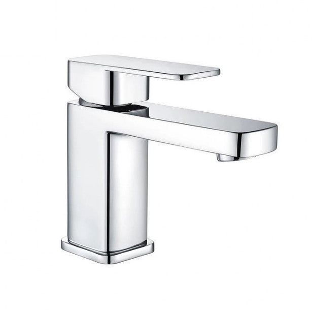 Blade 1700 Single Ended Bath Square Bathroom Suite - Chrome
