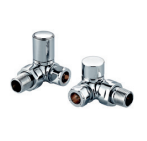 Chrome Angled Radiator Valves