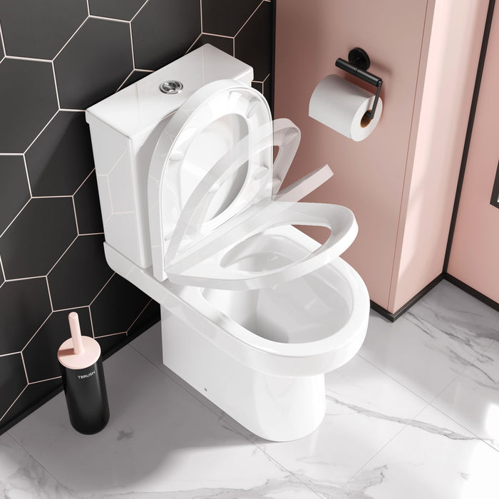 Denver Close Coupled Toilet With Soft Close Seat