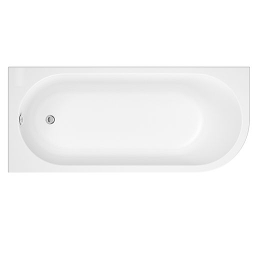 Indus Left Hand Corner Bath With Panel - 1700 X 750mm
