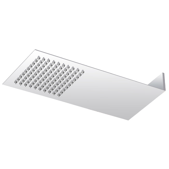 Forge Squared Rainfall Fixed Showerhead Column - Chrome