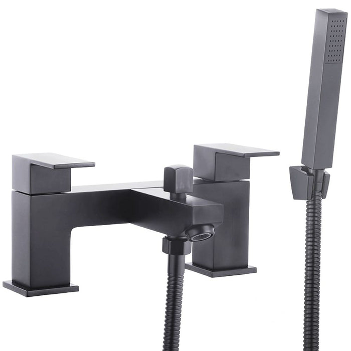Optim Noir Matt Black Bath Shower Mixer