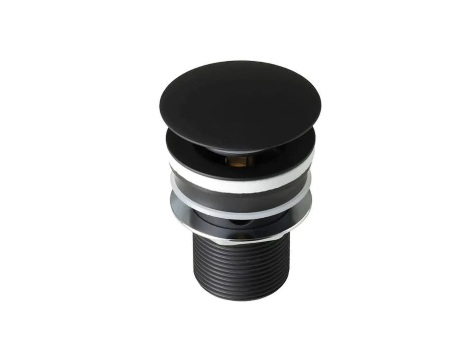 Optim Noir 1700 Single Ended Bath Square Bathroom Suite - Matt Black
