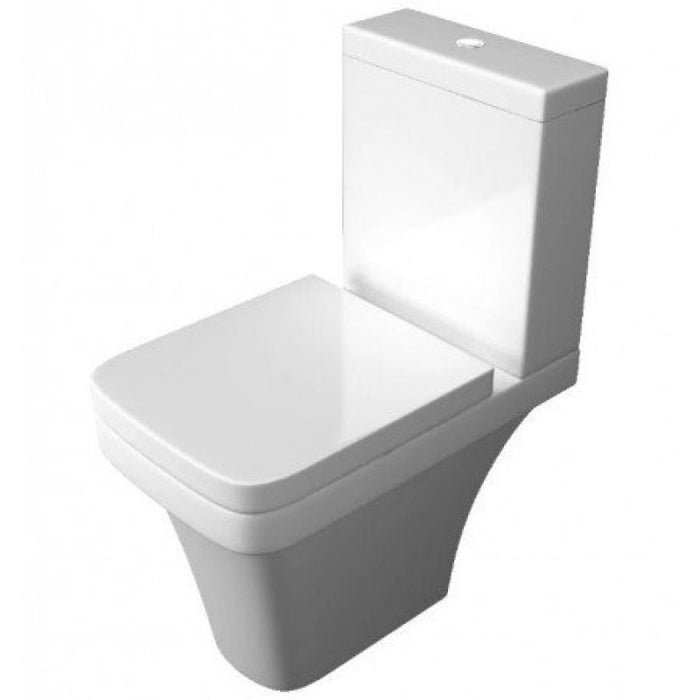 Kartell KVit Sicily Close Coupled WC Toilet Pack with Soft Close Seat