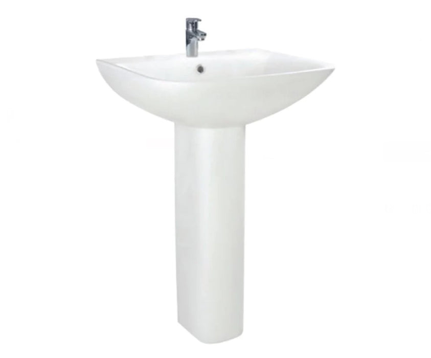Blade 1700 Single Ended Bath Square Bathroom Suite - Chrome