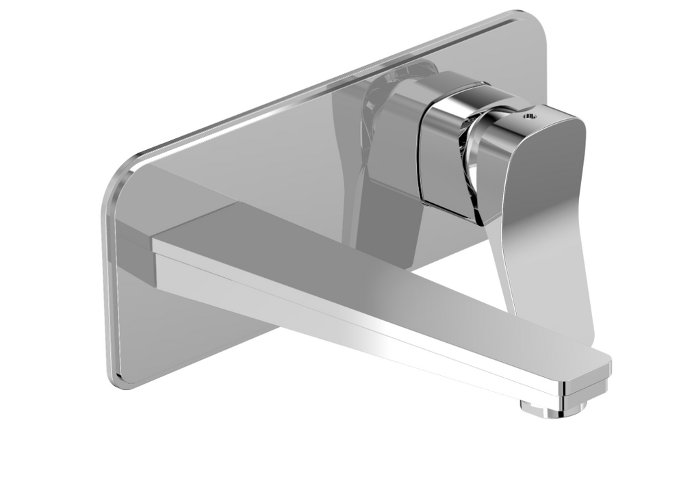JTP HIX Chrome Single Lever Wall Mounted Basin Mixer