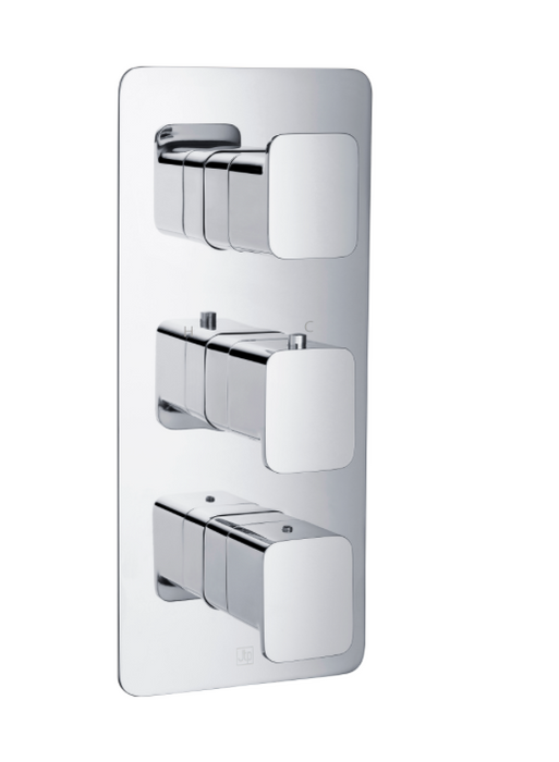 JTP HIX Thermostatic Concealed 2 Outlet Shower Valve