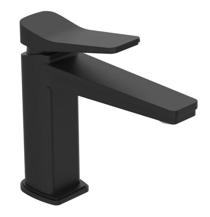 JTP HIX Noir Matt Black Single Lever Basin Mixer