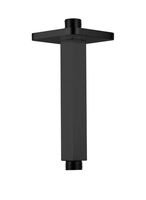 JTP HIX Noir Matt Black Ceiling Shower Arm