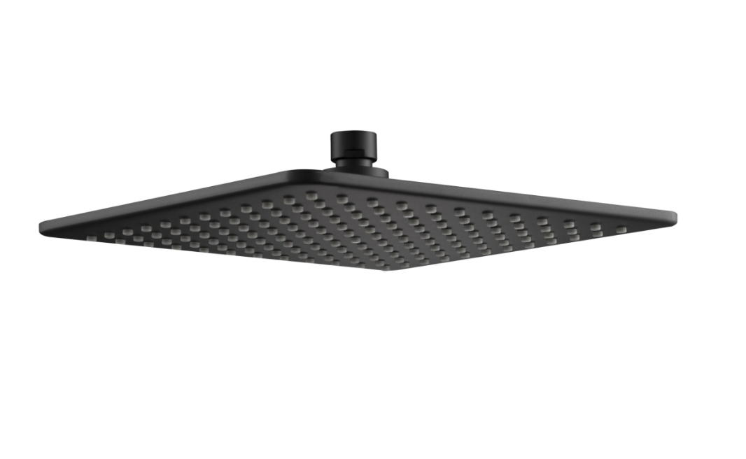 JTP HIX Noir Matt Black Shower Head
