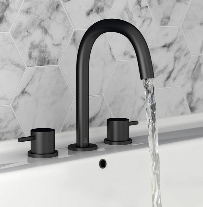 JTP VOS 3 Hole Deck Mounted Basin Mixer - Select Colour