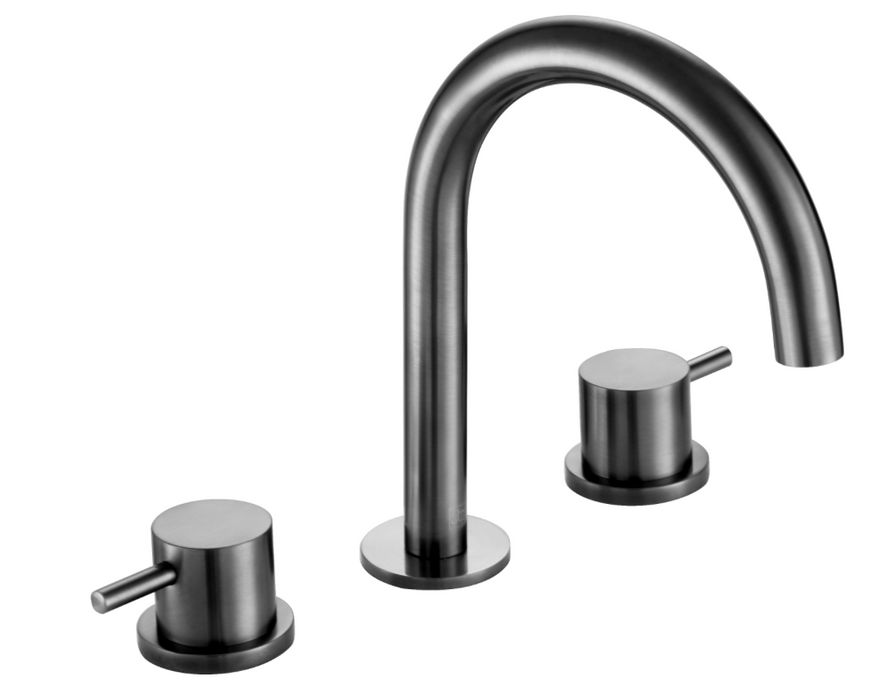 JTP VOS 3 Hole Deck Mounted Basin Mixer - Select Colour