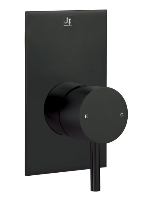 JTP VOS Noir Matt Black Single Lever Manual Valve